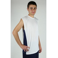 MVPDri Sleeveless Shirt with Contrast Color Inserts